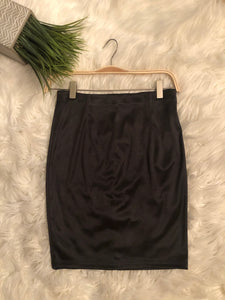 The Black Midi Skirt
