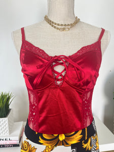 Karlie Bodysuit-Ruby Red