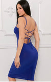 Brisa Midi Dress- Royal Blue